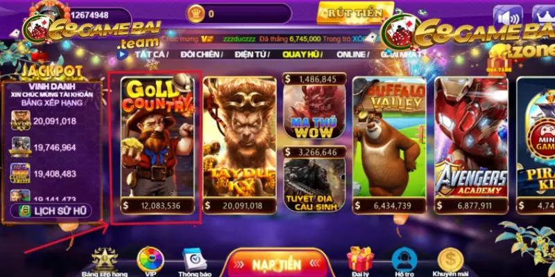Gold Country 68gamebai mang đến những trải nghiệm ấn tượng